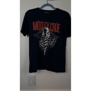Motley Crue Dr Feelgood Graphic T-Shirt Black Small 2021 Global Merch Rock Band
